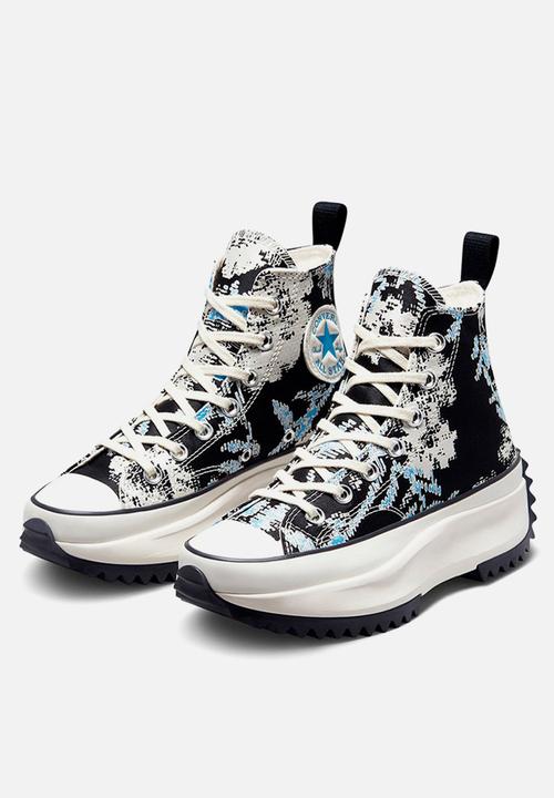 Converse - Run star hike - university blue/black/egret - hybrid floral