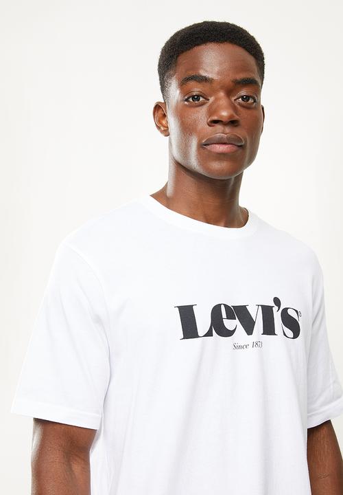 Levi’s® - Short sleeve relaxed fit tee mv ssnl logo 2 - white