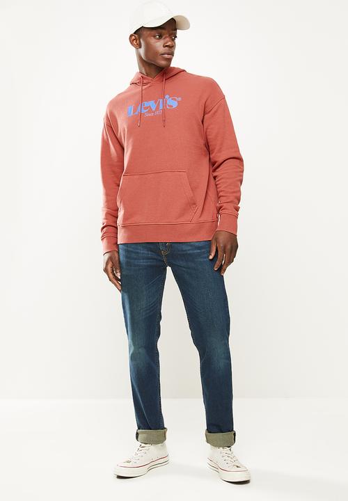 Levi’s® - T3 relaxd graphic hoodie mv ssnl core ho - rust 