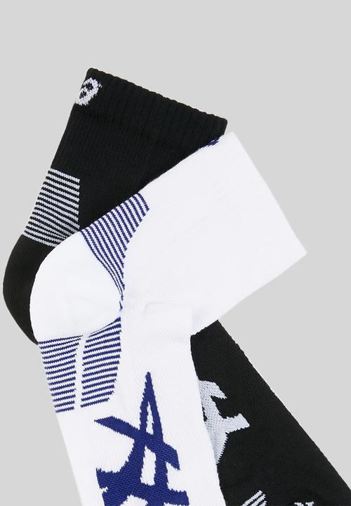 ASICS - 2ppk cushioning sock - performance black/brilliant white