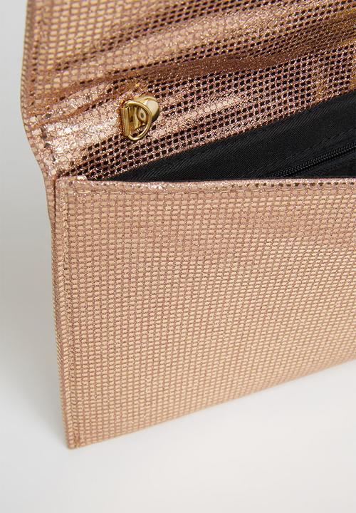 dailyfriday - Kiera clutch bag - rose gold