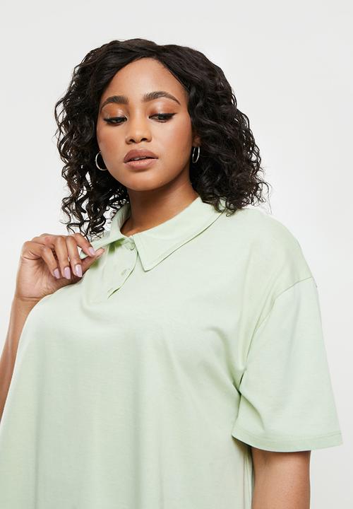 Blake - Boxy cropped golfer - mint 