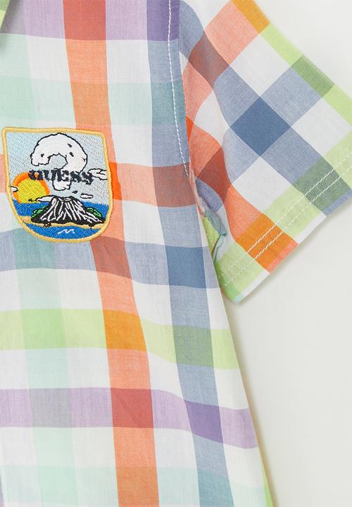 GUESS - Yd muslin short sleeve shirt - multi