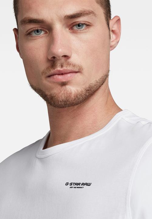 G-STAR - Base r t long sleeve - white