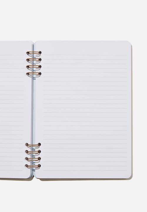 Typo - Billie b5 notebook - cottage floral blue