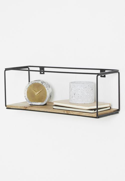 Sixth Floor - Simple shelf small - black