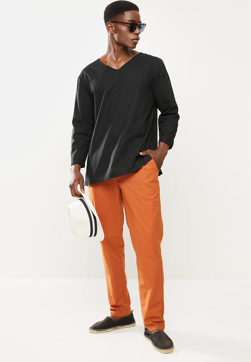 STYLE REPUBLIC - Vee neck tunic - black 