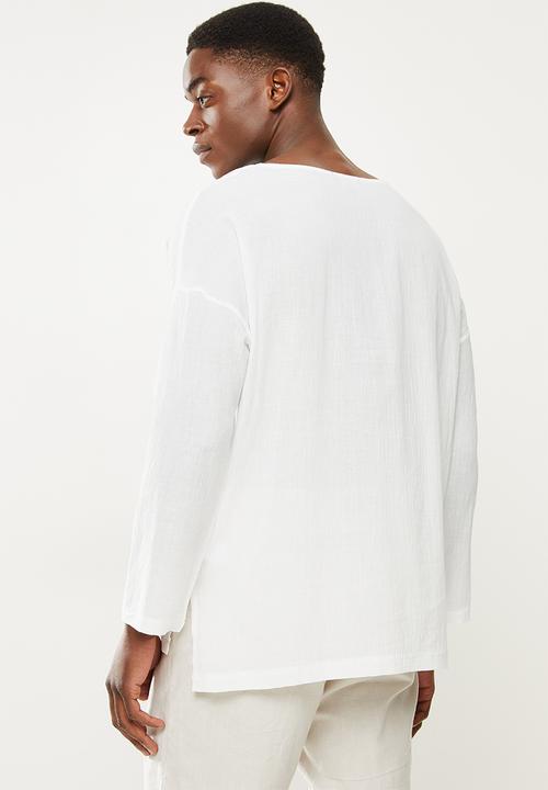 STYLE REPUBLIC - Vee neck tunic - white 