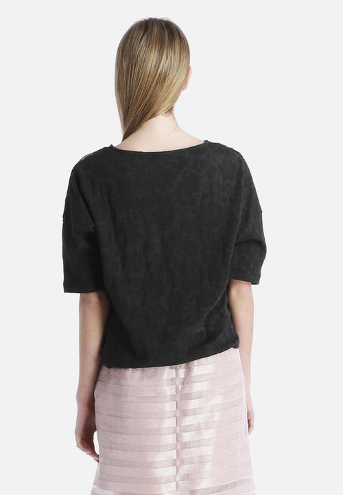 VILA - Floral Foiled Top