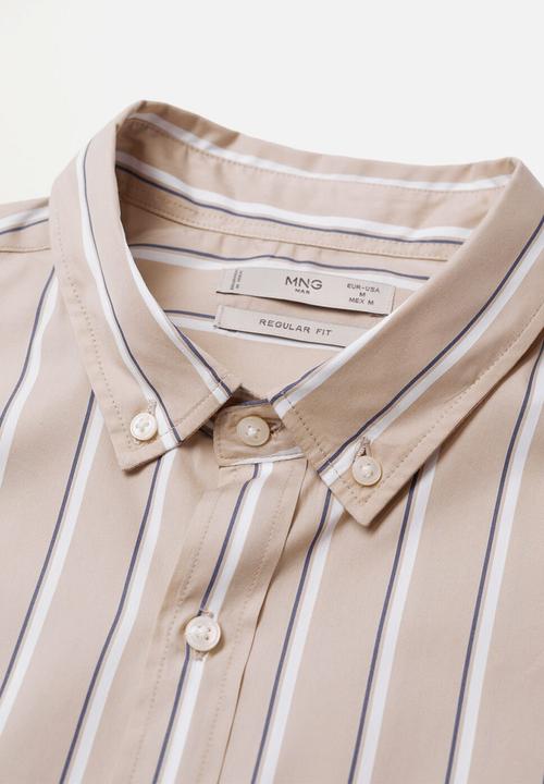 MANGO - Shirt fuji - light beige
