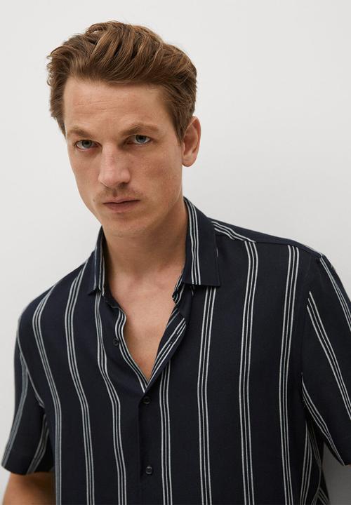 MANGO - Shirt ferro - black