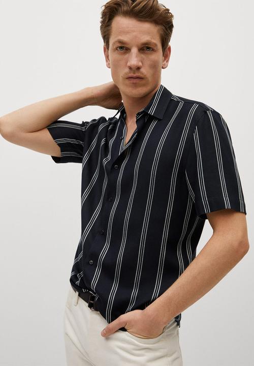 MANGO - Shirt ferro - black