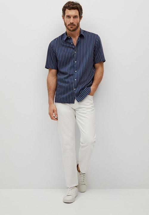 MANGO - Shirt ferri - navy