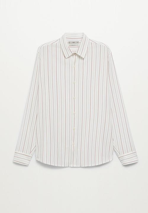 MANGO - Shirt fish - light beige
