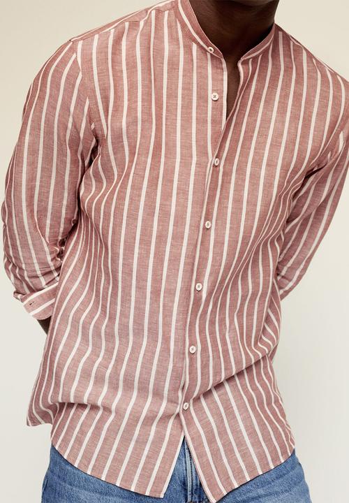 MANGO - Shirt eldu   - rust