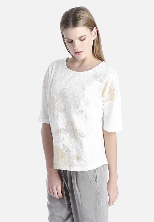 VILA - Floral Foiled Top