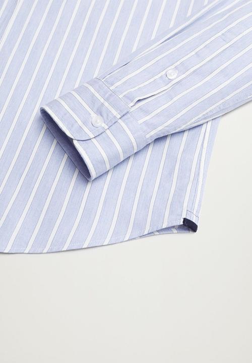 MANGO - Shirt cabro   - light blue