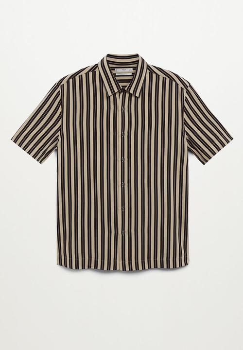 MANGO - Shirt fina  - light beige