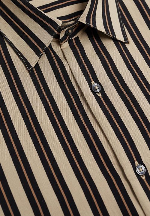 MANGO - Shirt fina  - light beige