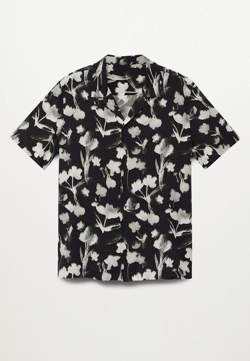 MANGO - Shirt fez  - black