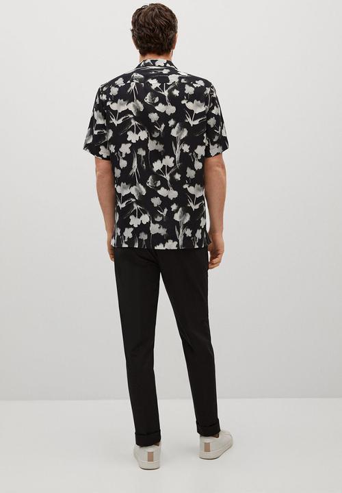 MANGO - Shirt fez  - black