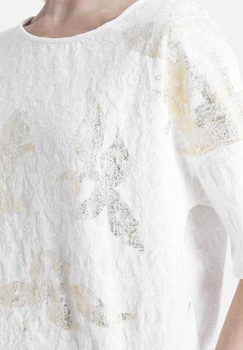 VILA - Floral Foiled Top