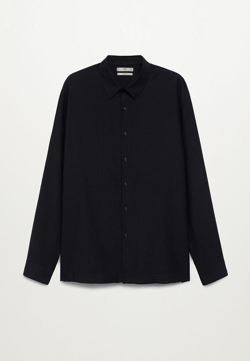 MANGO - Shirt forona  - black
