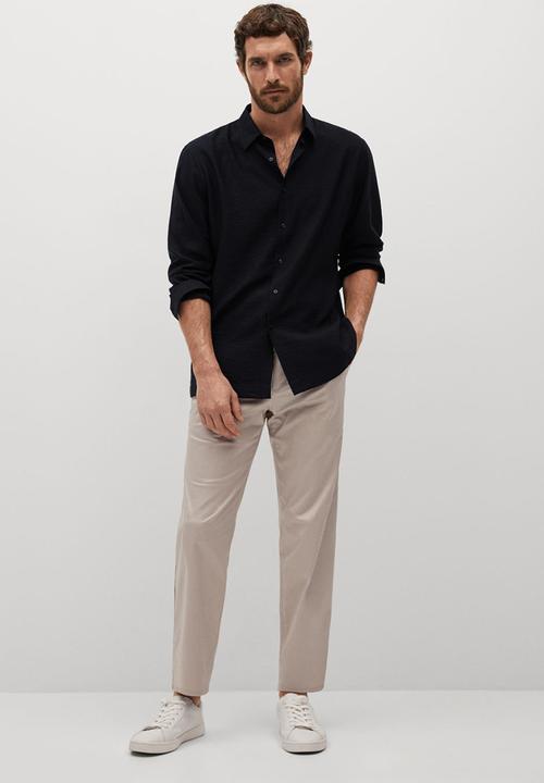 MANGO - Shirt forona  - black