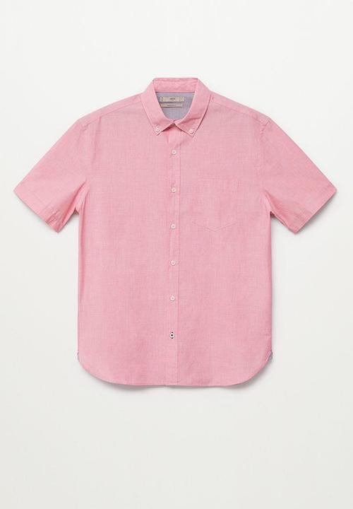 MANGO - Shirt ginza-h - red