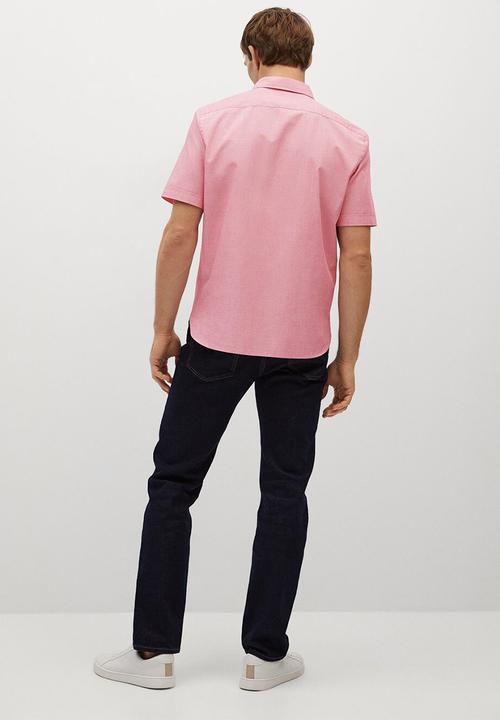 MANGO - Shirt ginza-h - red