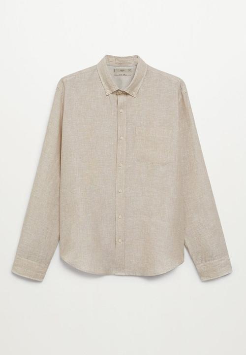 MANGO - Shirt avispa-i - light brown