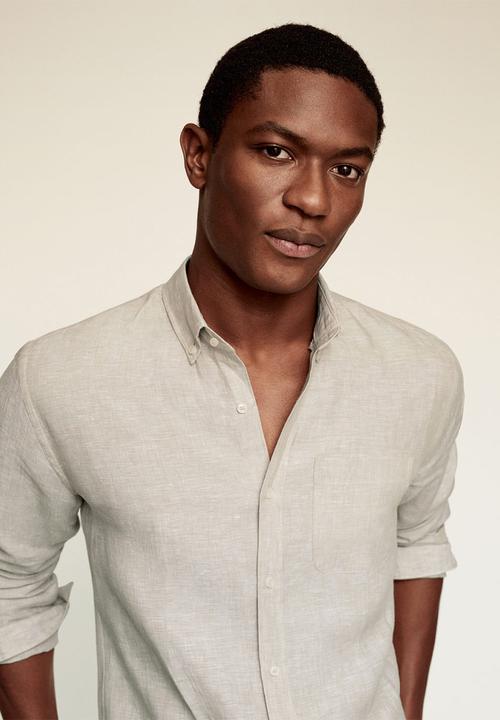 MANGO - Shirt avispa-i - light brown