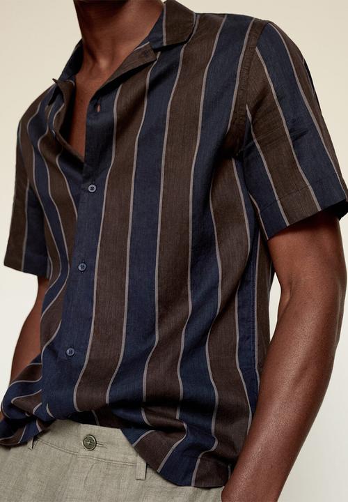 MANGO - Shirt fanny  - navy