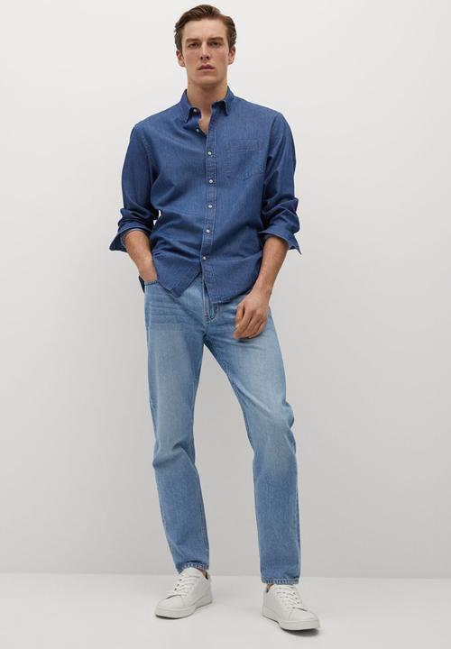 MANGO - Shirt chambre  - blue