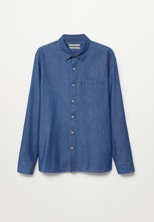 MANGO - Shirt chambre  - blue