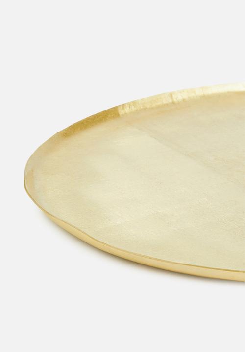 Sixth Floor - Drinks tray - gold