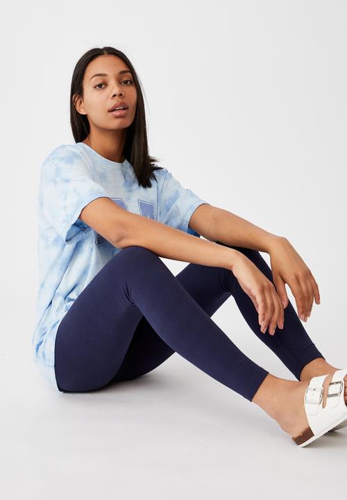 Cotton On - High waisted dylan legging - navy 