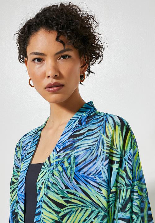 Superbalist - Midi cover up - tropical jungle palm