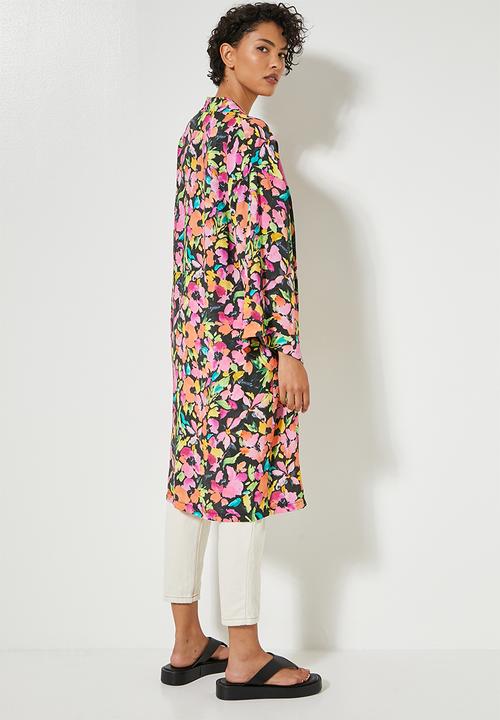 Superbalist - Midi shacket - watercolour floral