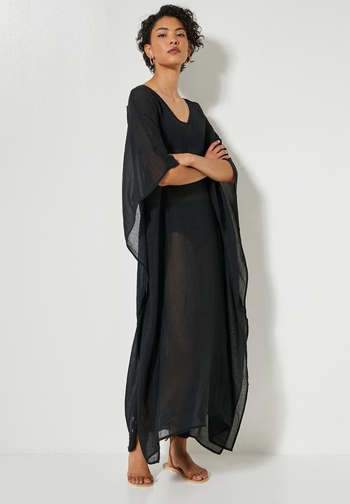Superbalist - Maxi kaftan - sheer black