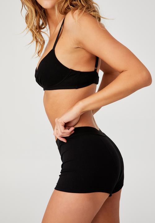 Cotton On - Cute. period. undies. shorty - black