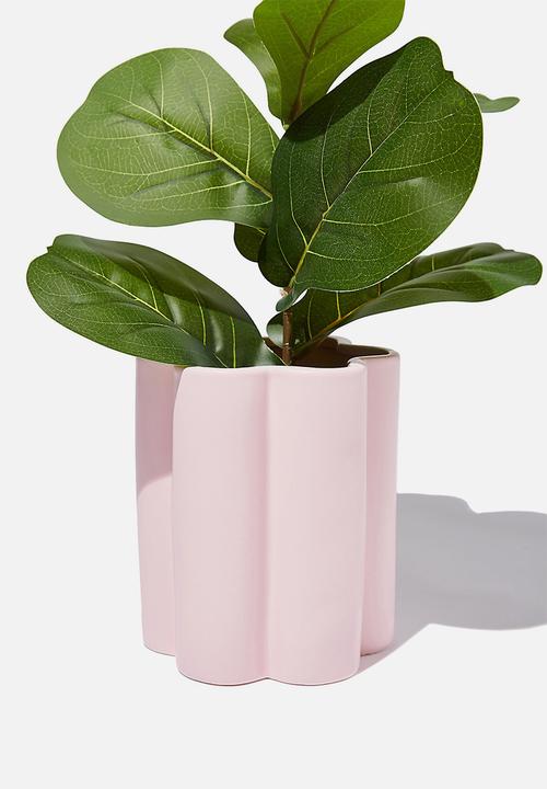 Typo - Flower planter pot-petal pink
