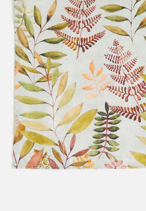 Hertex Haus - Autumn ferns napkins set of 4 - auburn