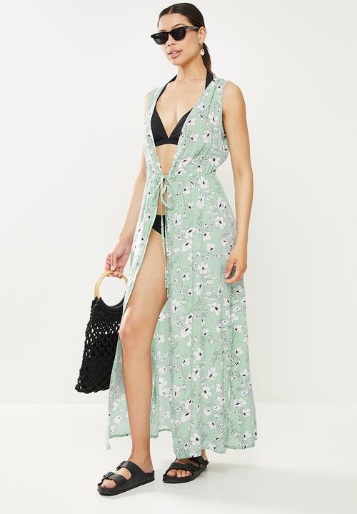 O'Neill - Francesca cover up - green floral