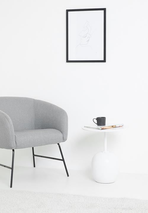 Sixth Floor - Jameson side table - white