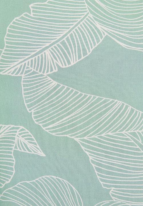 edit - V-neck tie sleeve blouse - sage foliage