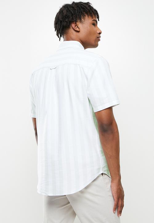 Cotton On - Vintage prep short sleeve shirt - white