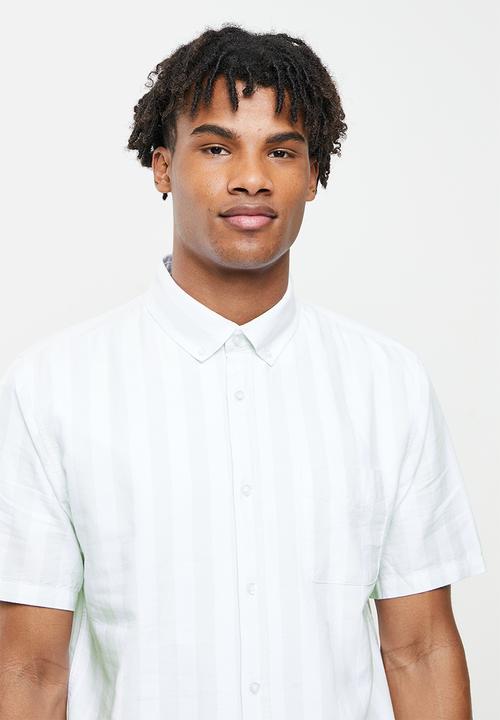 Cotton On - Vintage prep short sleeve shirt - white