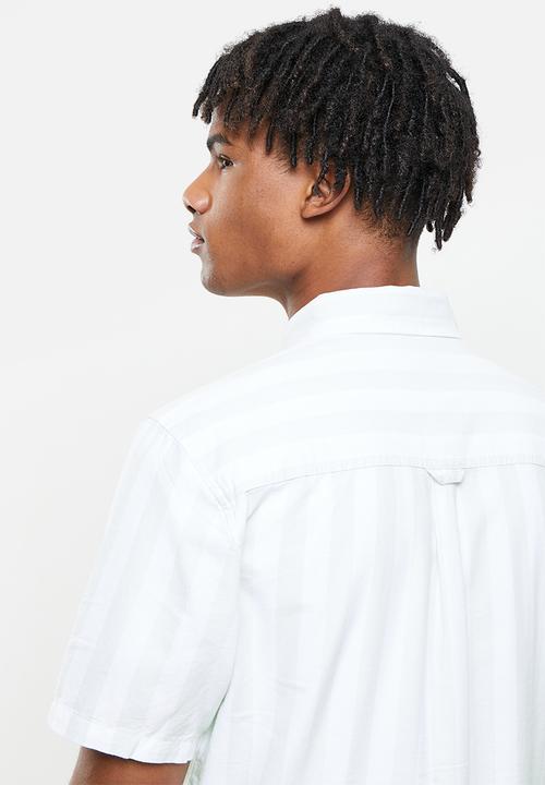 Cotton On - Vintage prep short sleeve shirt - white