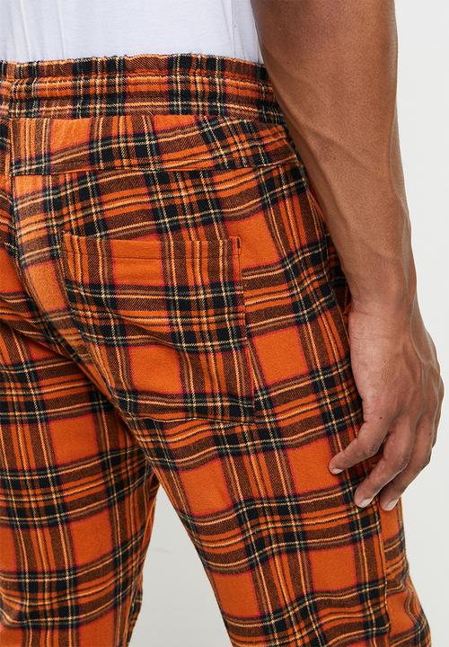 Cotton On - Pj drake - orange check